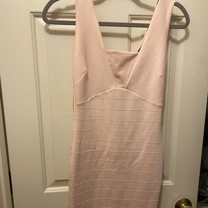 Pink bodycon dress